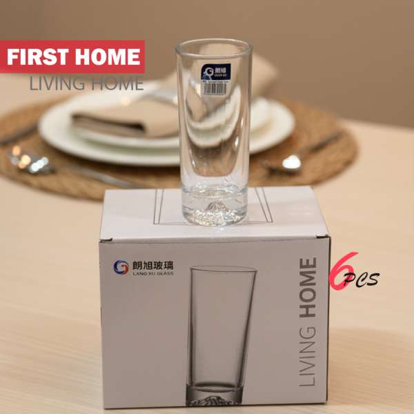 طقم أكواب زجاجية فاخرة - 6 قطع